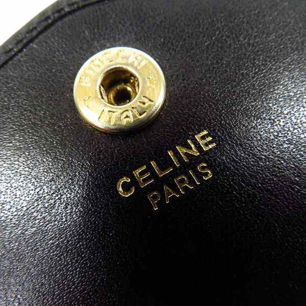 実際に弊社で買取させて頂いたCELINE/セリーヌ ロゴボタン レザー 三つ折り財布の画像 5枚目