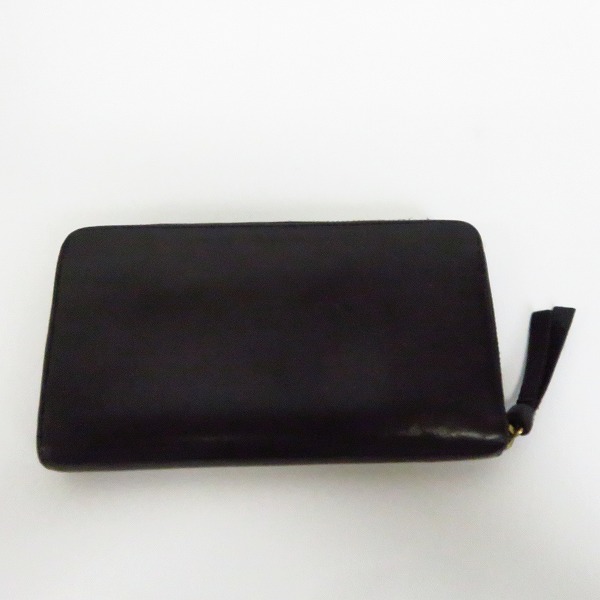 実際に弊社で買取させて頂いたGIVENCHY/ジバンシー ラムスキン ラウンドファスナー長財布 13M6199-092-001の画像 1枚目