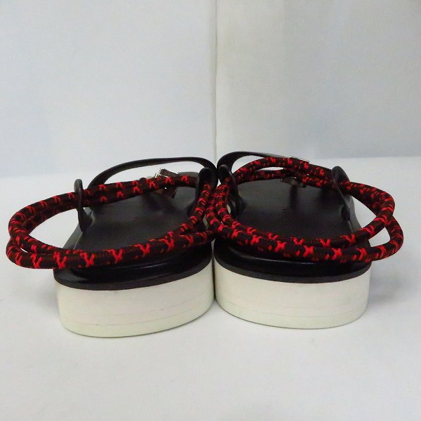 実際に弊社で買取させて頂いたJimmy Choo/ジミーチュウ 19AW ATO コードストラップサンダル 42の画像 1枚目