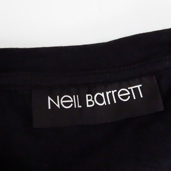 実際に弊社で買取させて頂いた【JPタグ】Neil Barrett/ニールバレット クルーネック ハーフスリーブ/半袖 カットソー/Tシャツ PBJT62S-A504S Size:Mの画像 2枚目