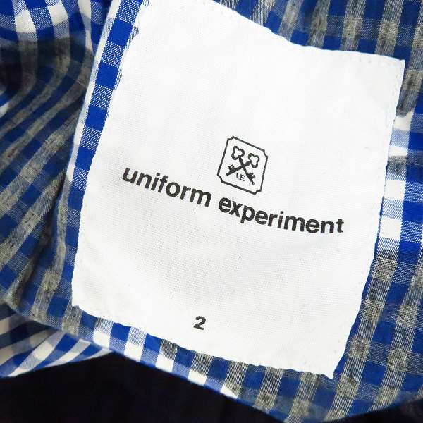 実際に弊社で買取させて頂いたUNIFORM EXPERIMENT/ユニフォーム エクスペリメント ショートパンツ UE-150076/2の画像 2枚目