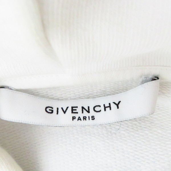 実際に弊社で買取させて頂いた【JPタグ】GIVENCHY/ジバンシィ 袖ロゴプリント プルオーバーパーカー BMJ02K30AF/XSの画像 2枚目