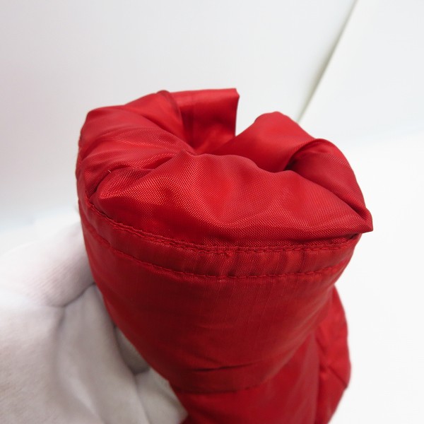 実際に弊社で買取させて頂いたGOOD ENOUGH/グッドイナフ ダウンジャケット レッド size：Mの画像 4枚目