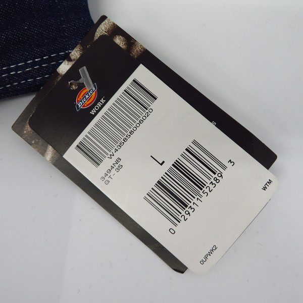 実際に弊社で買取させて頂いた【未使用】Dickies/ディッキーズ  DENIM CHORE COAT デニムジャケット/コート 3494NB/Lの画像 6枚目