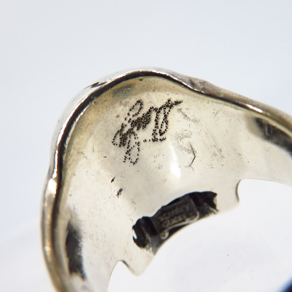 実際に弊社で買取させて頂いたSTANLEY GUESS/スタンリーゲス エクストララージスカルリング 21号の画像 6枚目