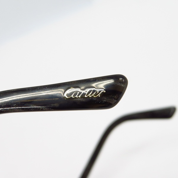 実際に弊社で買取させて頂いたCartier/カルティエ 眼鏡/メガネフレーム ハーフリムの画像 6枚目