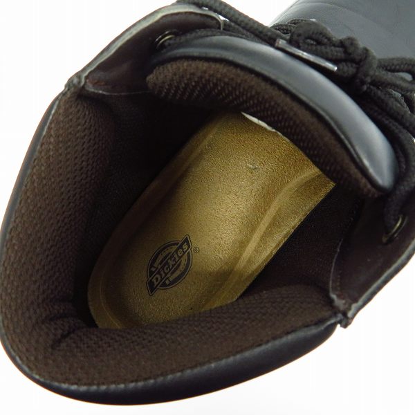実際に弊社で買取させて頂いたDickies/ディッキーズ レースアップ ブーツ ブラック/黒 516070/26.0の画像 4枚目