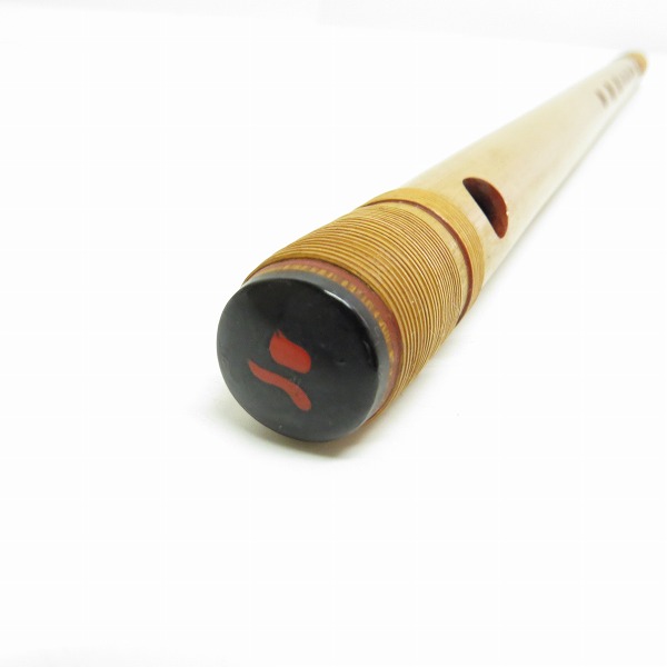 実際に弊社で買取させて頂いた【詳細不明】喜月/きげつ 篠笛 二印 二本調子 和楽器 二つ印 全長約55.5cm の画像 5枚目