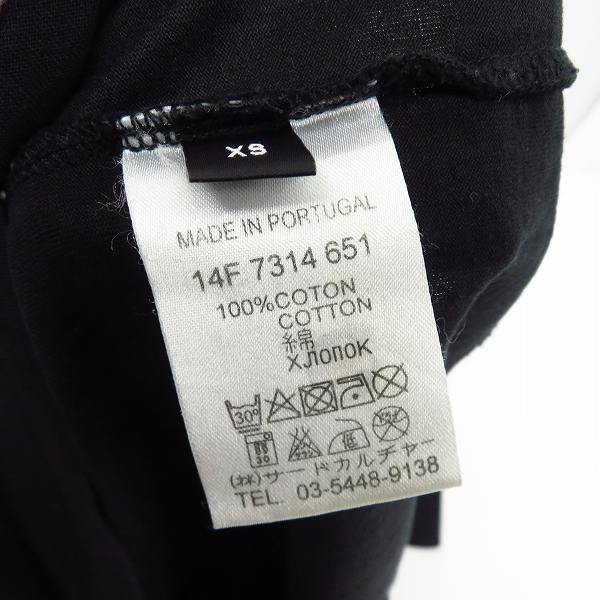 実際に弊社で買取させて頂いた【JPタグ】Givenchy/ジバンシィ14AW コーティングプリント 半袖Tシャツ 14F 7314 651/XSの画像 3枚目