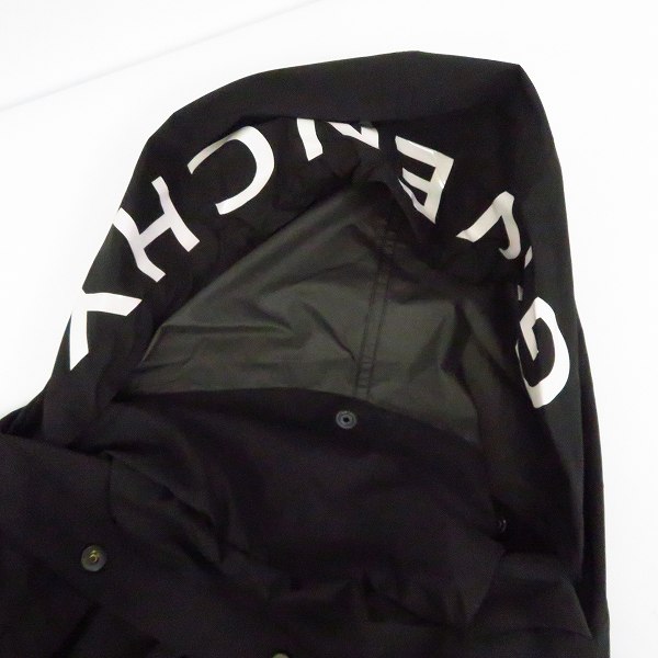 実際に弊社で買取させて頂いた【未使用/JPタグ】GIVENCHY/ジバンシィ フーデッド ウィンドブレーカー BW003J10VY/38の画像 6枚目