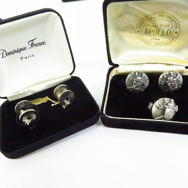 実際に弊社で買取させて頂いたChristian Dior/DOMINIQUE FRANCE/Brooks Brothers/ROYAL COPENHAGEN/STRATTON 等 カフス/ネクタイピン/7点セットの画像 2枚目