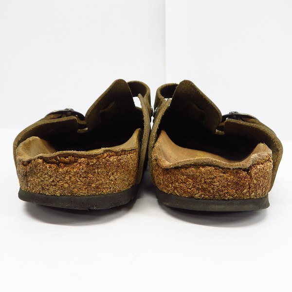 実際に弊社で買取させて頂いた【難有】CHROME HEARTS/クロムハーツ×BIRKENSTOCK/ビルケンシュトック  ボストン ガンスリンガーレザーサンダル/40の画像 1枚目