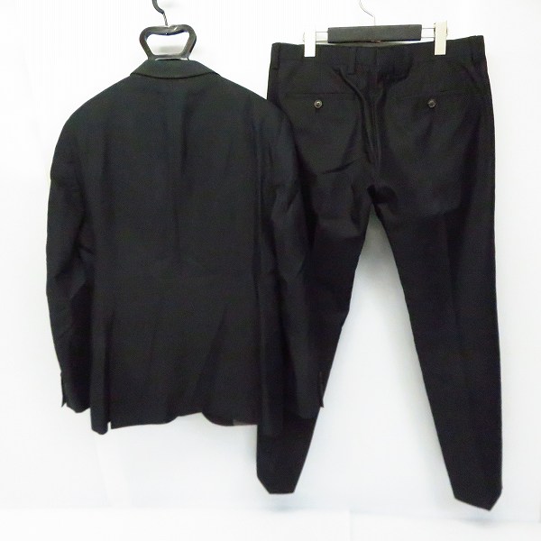 実際に弊社で買取させて頂いた HUGO BOSS/ヒューゴボス cotton-silk コットン-シルク ジャケット/パンツ スーツ/46の画像 1枚目