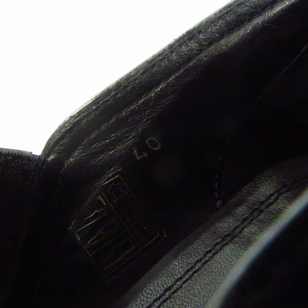 実際に弊社で買取させて頂いたJIMMY CHOO/ジミーチュウ スター/星 サイドゴア スリッポンレザーシューズ 40の画像 5枚目