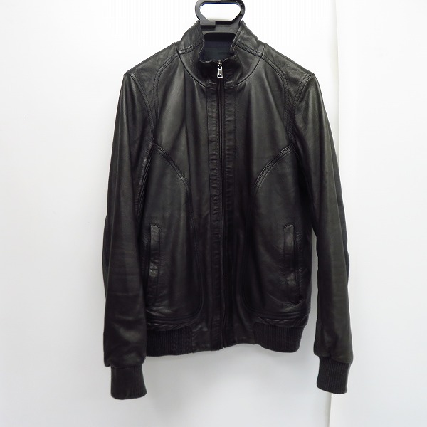 実際に弊社で買取させて頂いたHYDROGEN/ハイドロゲン Alberto Bresci Gold Label シングル レザーブルゾン ジャケット S