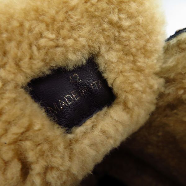 実際に弊社で買取させて頂いたJIMMY CHOO/ジミーチュウ ボアマウンテンスニーカー ハイカット/42の画像 5枚目