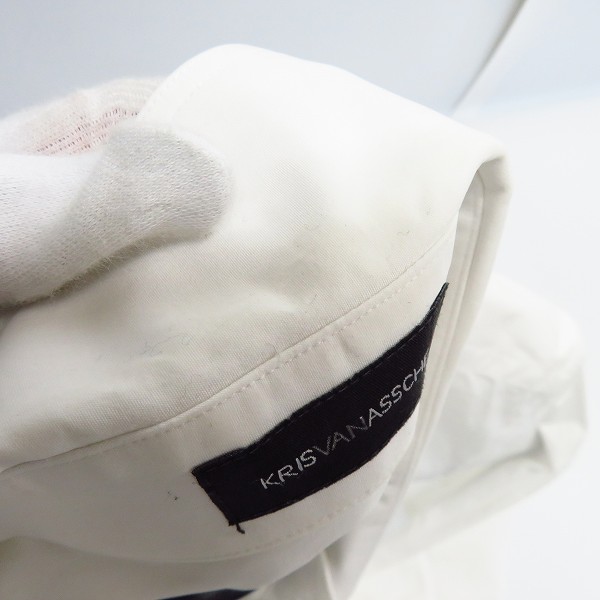 実際に弊社で買取させて頂いたKRIS VAN ASSCHE/クリスヴァンアッシュ チェックシャツ/長袖シャツ 46/2点セットの画像 6枚目