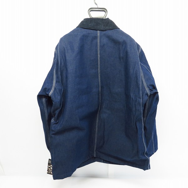 実際に弊社で買取させて頂いた【未使用】Dickies/ディッキーズ DENIM CHORE COAT デニムチョアコート/XLの画像 1枚目
