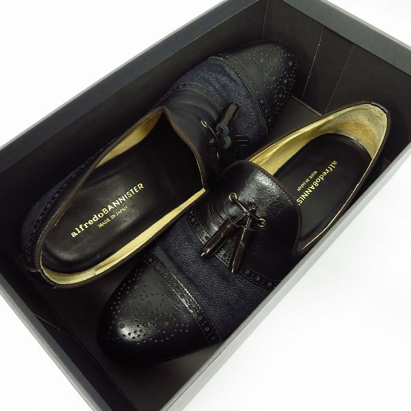 実際に弊社で買取させて頂いたalfredoBANNISTER/アルフレッド・バニスター タッセルスリッポン/42の画像 7枚目