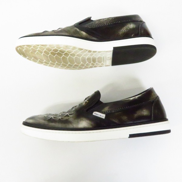 実際に弊社で買取させて頂いたJIMMY CHOO/ジミーチュウ 132GROVE スタースタッズ スリッポン/シューズ 43の画像 3枚目