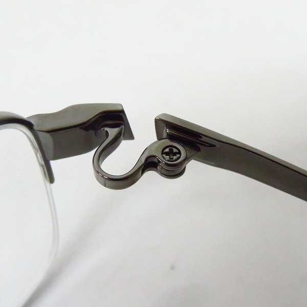 実際に弊社で買取させて頂いた999.9/フォーナインズ TITANIUM/チタン METAL FRAME/メタルフレーム 眼鏡/メガネ S-861Tの画像 5枚目