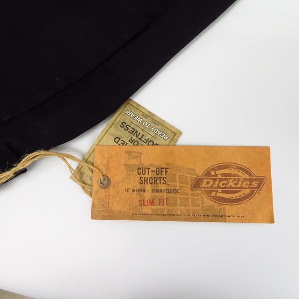 実際に弊社で買取させて頂いた【未使用】Dickies/ディッキーズ SLIM FIT CUT-OFF/RELAXED FIT DENIM ワーク/デニム ハーフパンツ/36 2点セットの画像 4枚目
