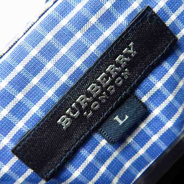実際に弊社で買取させて頂いたBURBERRY LONDON/バーバリーロンドン チェック柄長袖シャツ Lの画像 2枚目