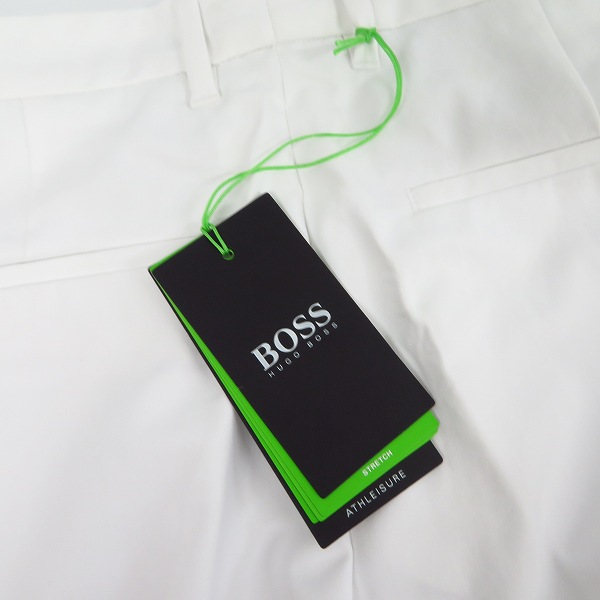 実際に弊社で買取させて頂いた【未使用】HUGO BOSS/ヒューゴボス ゴルフ ショートパンツ ホワイト 50371191/UK48の画像 7枚目