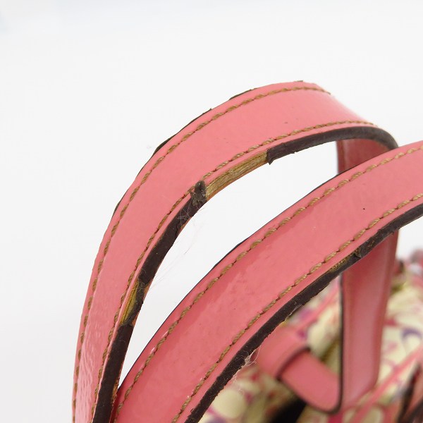 実際に弊社で買取させて頂いたCOACH/コーチ シグネチャー×ハート柄 ミニボストンバッグ/トートバッグ F19272の画像 5枚目