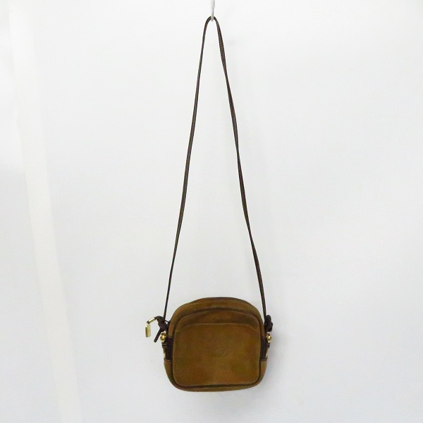 実際に弊社で買取させて頂いたLOEWE/ロエベ スウェードレザー ロゴ入り ミニショルダーバッグ
