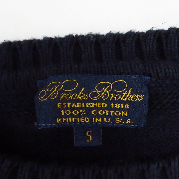 実際に弊社で買取させて頂いたBROOKS BROTHERS/ブルックスブラザーズ ニットセーター Sの画像 2枚目