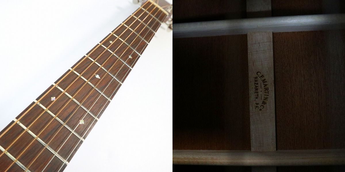 実際に弊社で買取させて頂いた★美品 Martin/マーティン 00-15M オールマホガニーボディ アコースティックギター ハードケース付きの画像 4枚目