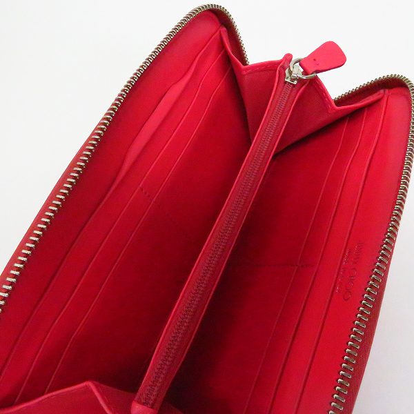 実際に弊社で買取させて頂いたJIMMY CHOO/ジミーチュウ FILIPA スタースタッズ ラウンドファスナー長財布 110324の画像 3枚目