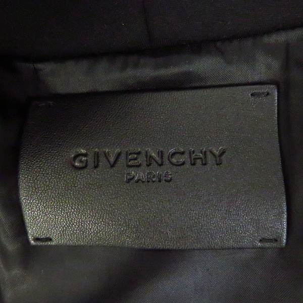 実際に弊社で買取させて頂いた【JPタグ】GIVENCHY/ジバンシィ 19AW ネオプレン&レザー フードジャケット BM00CB60DH/46の画像 2枚目
