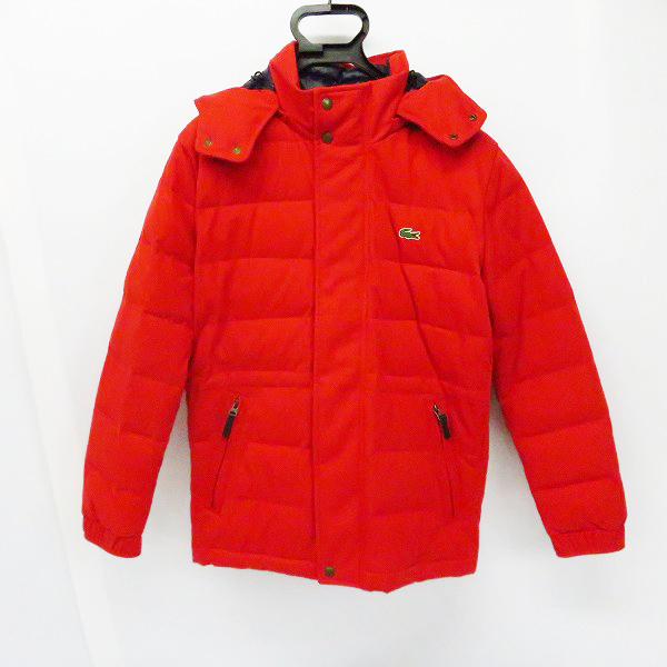 実際に弊社で買取させて頂いたLACOSTE/ラコステ コットンピケ フーディ ダウン ジャケット BH320E　48/3