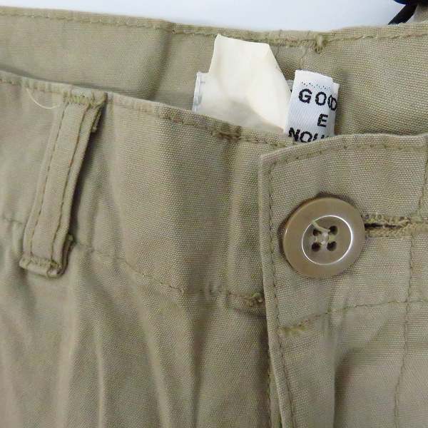 実際に弊社で買取させて頂いたGOODENOUGH/グッドイナフ コットン カーゴパンツ/M 2点セットの画像 3枚目