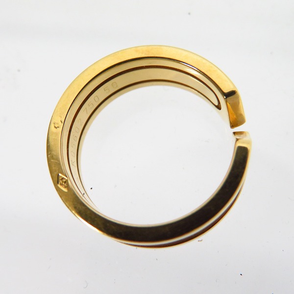 実際に弊社で買取させて頂いた【注目商品】CARTIER/カルティエ K18YG/750 C2 リング/指輪 size:50/10号 の画像 4枚目