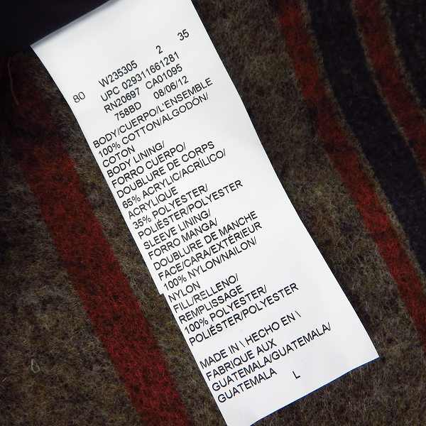 実際に弊社で買取させて頂いた【未使用】Dickies/ディッキーズ DUCK BLANKET LINEDJACKET ブランケットジャケット/Lの画像 4枚目