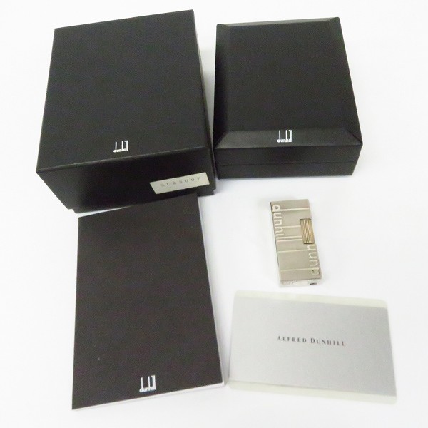 実際に弊社で買取させて頂いたdunhill/ダンヒル ロゴ入り ローラーガスライター シルバーの画像 5枚目