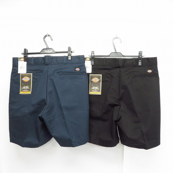 実際に弊社で買取させて頂いた【未使用】Dickies/ディッキーズ RELAXED FIT ワーク ハーフパンツ ブラック/ネイビー/42234BK/42234DN/36 2点セットの画像 1枚目