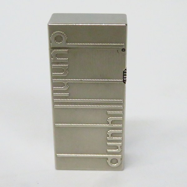 実際に弊社で買取させて頂いたdunhill/ダンヒル ロゴ入り ローラーガスライター シルバーの画像 1枚目