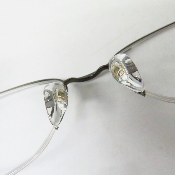 実際に弊社で買取させて頂いた999.9/フォーナインズ TITANIUM/チタン METAL FRAME/メタルフレーム 眼鏡/メガネ S-861Tの画像 2枚目