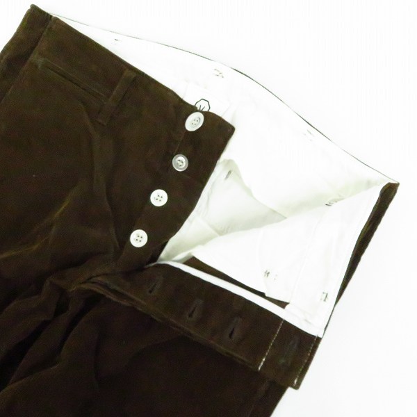 実際に弊社で買取させて頂いたvisvim/ビズビム コーデュロイ クロップドパンツ ブラウン/Sの画像 2枚目