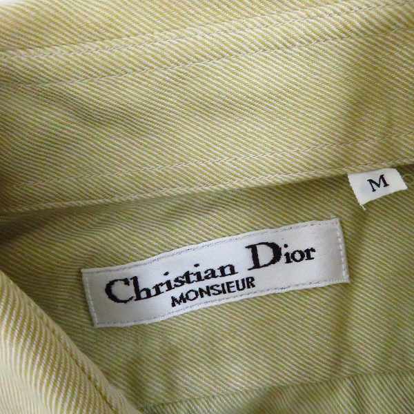 実際に弊社で買取させて頂いたChristian Dior/クリスチャンディオール トロッターロゴ刺繍 シャツ Mの画像 2枚目