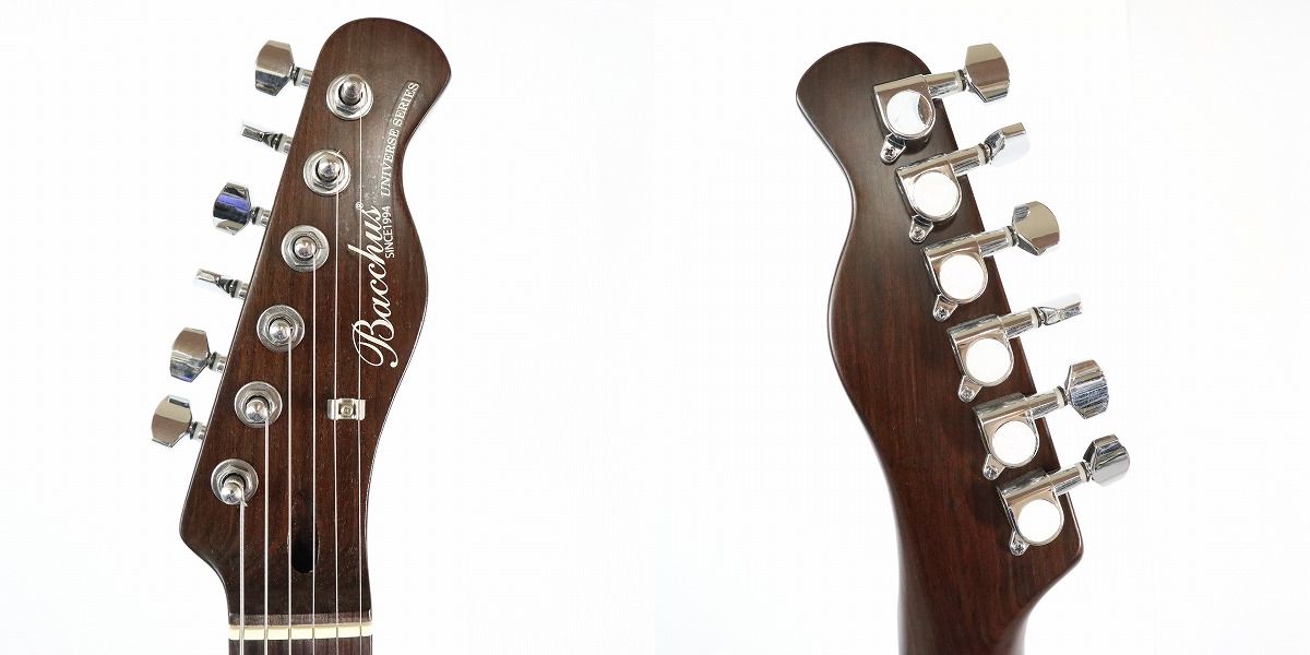 実際に弊社で買取させて頂いた★【難あり】Bacchus/バッカス BTE-TW NS テレキャスター タイプ エレキギター ソフトケース付きの画像 3枚目