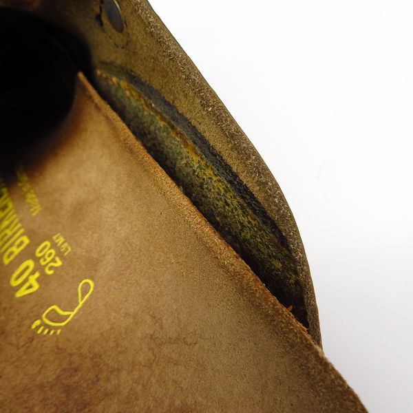 実際に弊社で買取させて頂いた【難有】CHROME HEARTS/クロムハーツ×BIRKENSTOCK/ビルケンシュトック  ボストン ガンスリンガーレザーサンダル/40の画像 8枚目