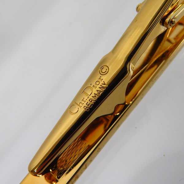 実際に弊社で買取させて頂いたChristian Dior/クリスチャンディオール CDロゴ ネクタイピン ゴールドの画像 4枚目