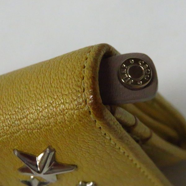 実際に弊社で買取させて頂いたJIMMY CHOO/ジミーチュウ スタースタッズ×ラインストーン 二つ折り長財布の画像 7枚目