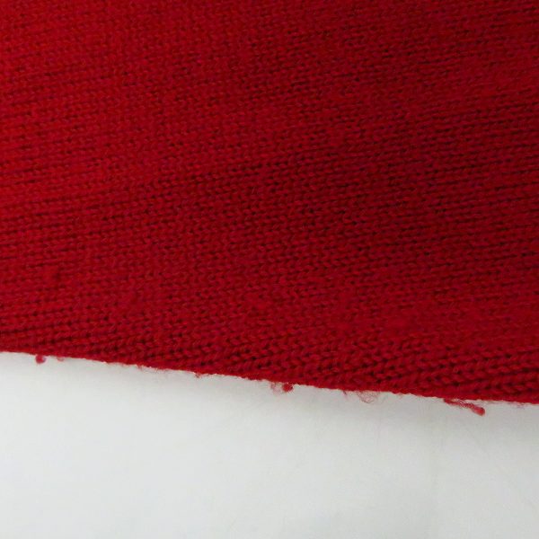 実際に弊社で買取させて頂いたEDIFICE/エディフィス くるみボタン ショールカラー ウールニット 40の画像 5枚目