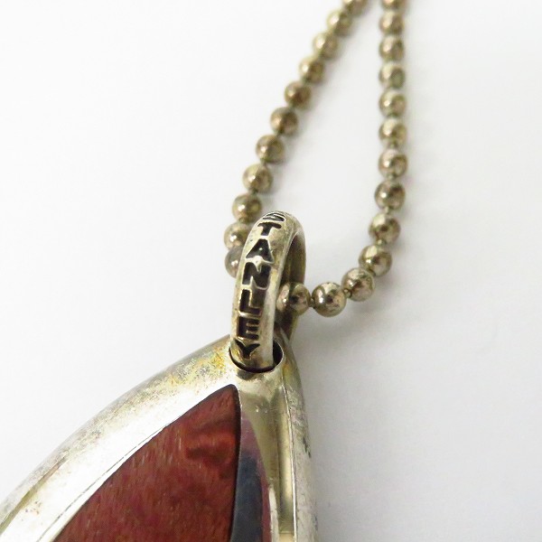 実際に弊社で買取させて頂いたSTANLEY GUESS/スタンリーゲス 雫型 ウッド ネックレス/ペンダントの画像 3枚目